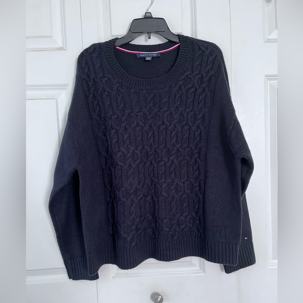 Tommy Hilfiger Dark Blue Sweater.